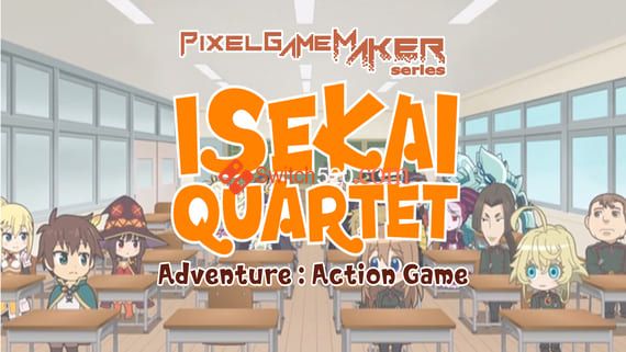 Pixel Game Maker Series ISEKAI QUARTET Adventure:Action/英文版/[NSP-XCI][原版+魔改9.2]