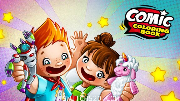 Comic Coloring Book/英文版/[NSZ]